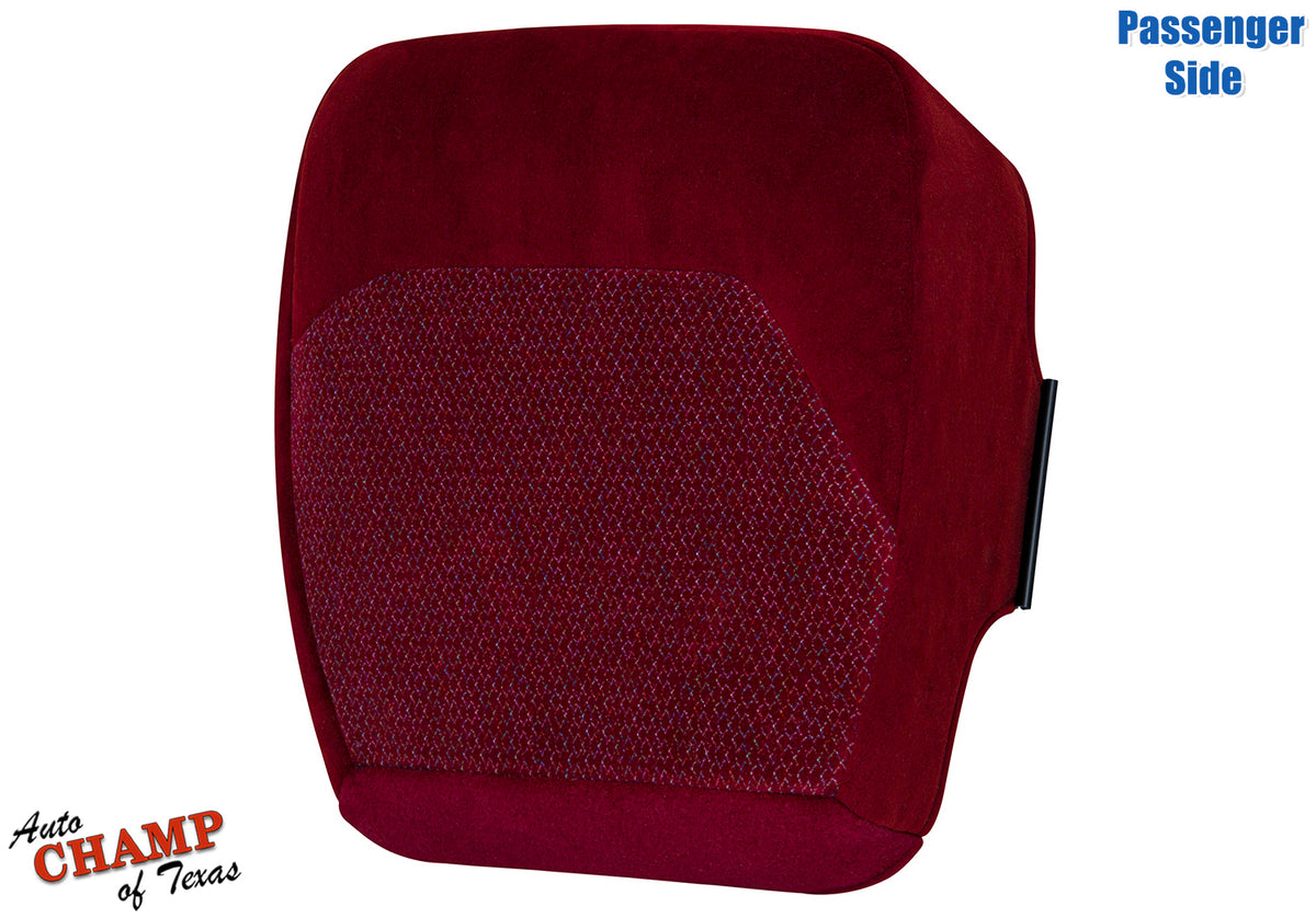 1994-1997 Ford F-250 XLT Passenger Side Bottom Cloth Seat Cover Ruby Red 40/20/40