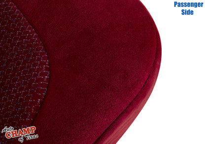 1994-1997 Ford F-250 XLT Passenger Side Bottom Cloth Seat Cover Ruby Red 40/20/40