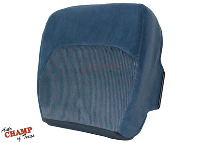 1994-1997 Ford F-550 XLT Driver Side Bottom Cloth Seat Cover, Blue 40/20/40