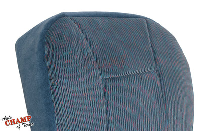 oem ford bronco cloth seat cover blue