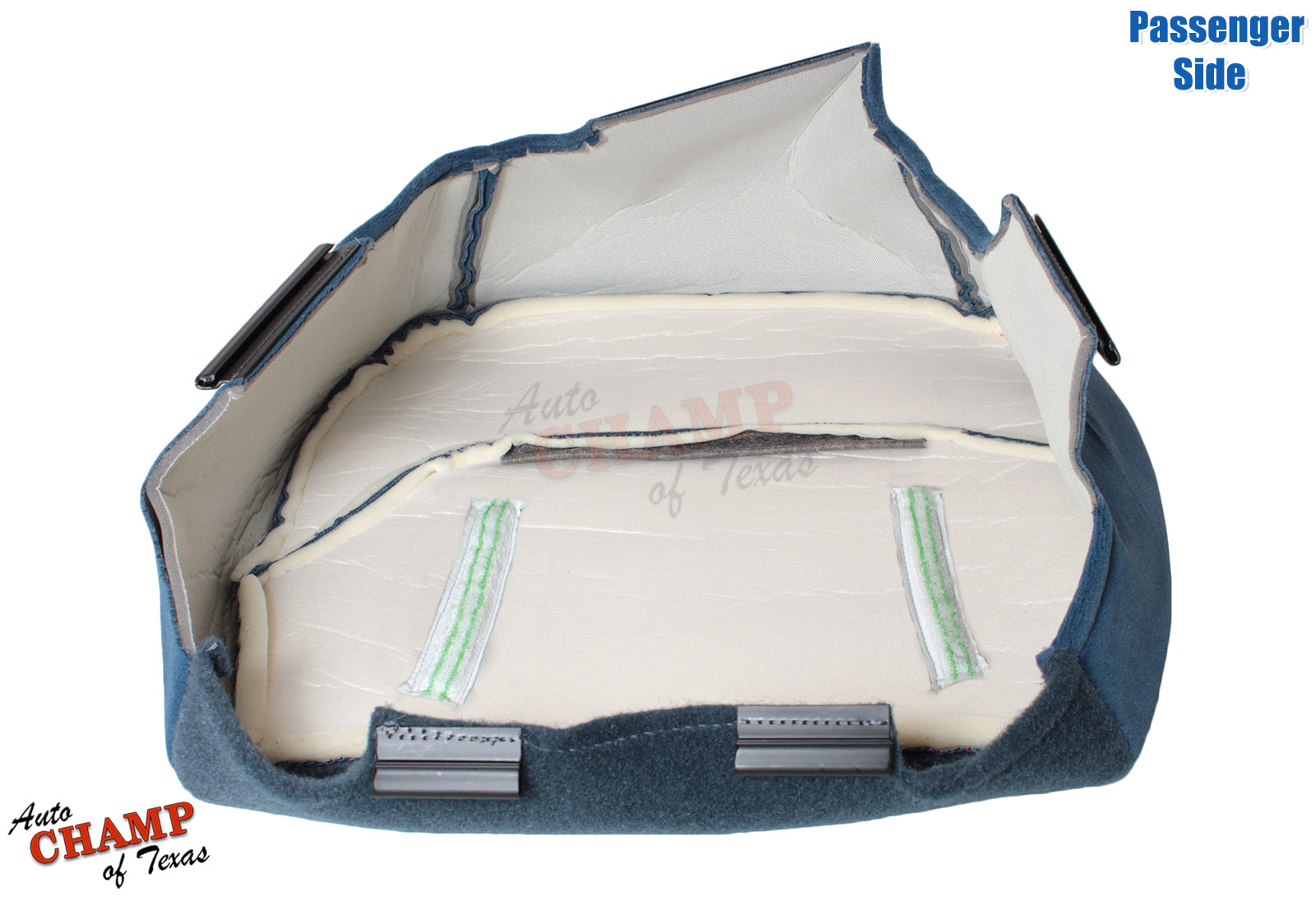 blue 40 20 40 cloth seat ford f550 1994 1997 passenger cover