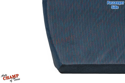 ford f550 passenger side seat cloth 1994 1997 40 20 40 blue