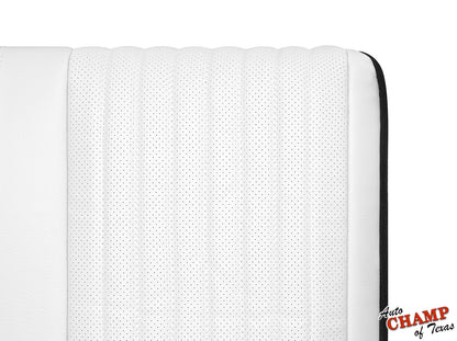 25th firebird white perforated leather seat back cover