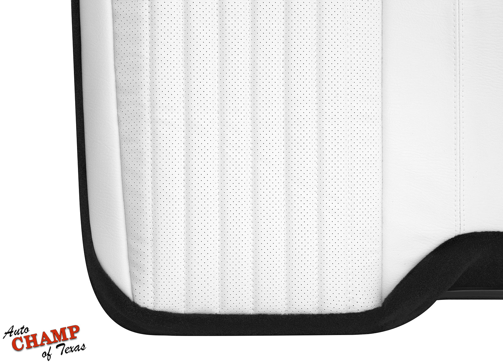 rear seat back leather cover white firebird trans am