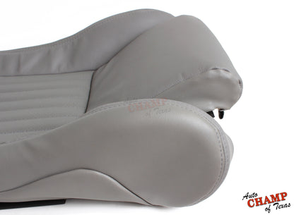 firebird trans am 93 94 95 leather bottom seat cover gray