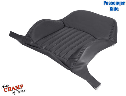 firebird trans am leather seat cover lean back graphite gray