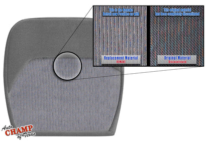 gray cloth bench driver cushion seat cover 1994 1997 ford f250 xlt