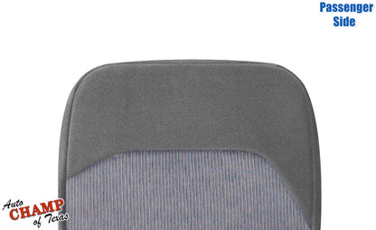 passenger seat bottom cover gray cloth 1994 1997 ford f250 xlt