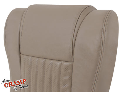 bottom seat repair leather panel tan firebird trans am
