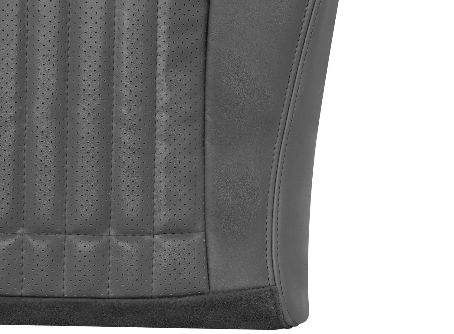 firebird trans am seat bottom dark gray leather oem