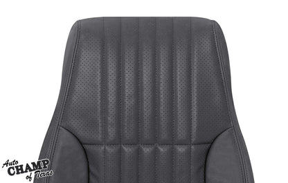 gray leather lean back seat cover for 1993 1995 pontiac firebird trans am
