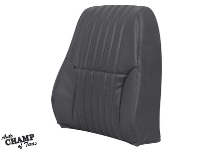 gray leather seat cover driver lean back pontiac firebird 1993 1995