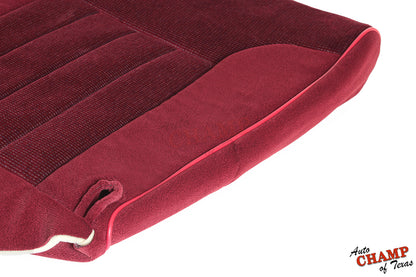 1994-1996 Dodge Ram 1500 SLT Laramie Driver Side Bottom Cloth Seat Cover Red