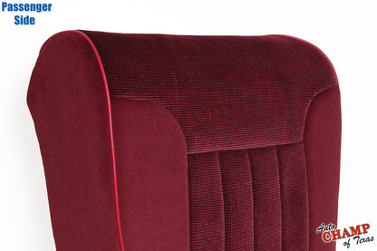 1994-1996 Dodge Ram 1500 SLT Laramie Passenger Side Bottom Cloth Seat Cover Red