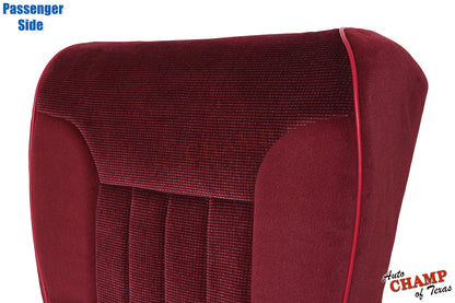 1994-1996 Dodge Ram 1500 SLT Laramie Passenger Side Bottom Cloth Seat Cover Red