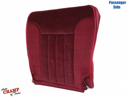 1994-1996 Dodge Ram 1500 SLT Laramie Passenger Side Bottom Cloth Seat Cover Red