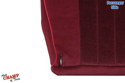 1994-1996 Dodge Ram 1500 SLT Laramie Passenger Side Bottom Cloth Seat Cover Red