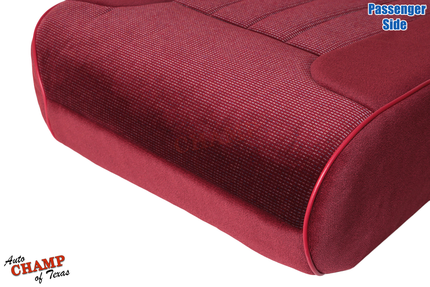 1994-1996 Dodge Ram 1500 SLT Laramie Passenger Side Bottom Cloth Seat Cover Red
