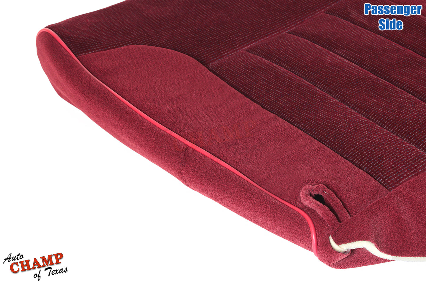 1994-1996 Dodge Ram 1500 SLT Laramie Passenger Side Bottom Cloth Seat Cover Red