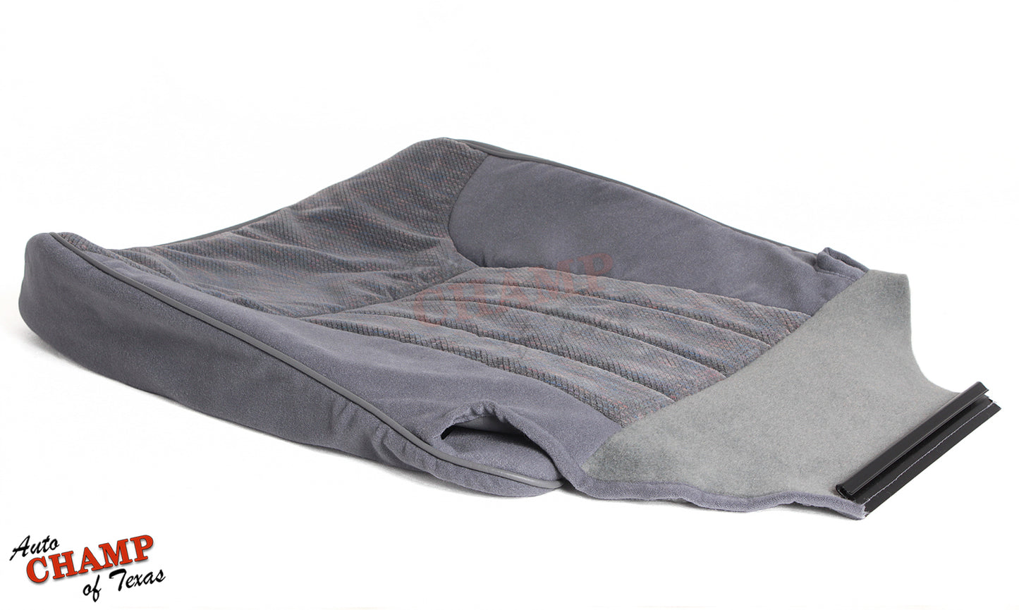 1994-1996 Dodge Ram 1500 SLT Laramie Driver Side Bottom Cloth Seat Cover Gray
