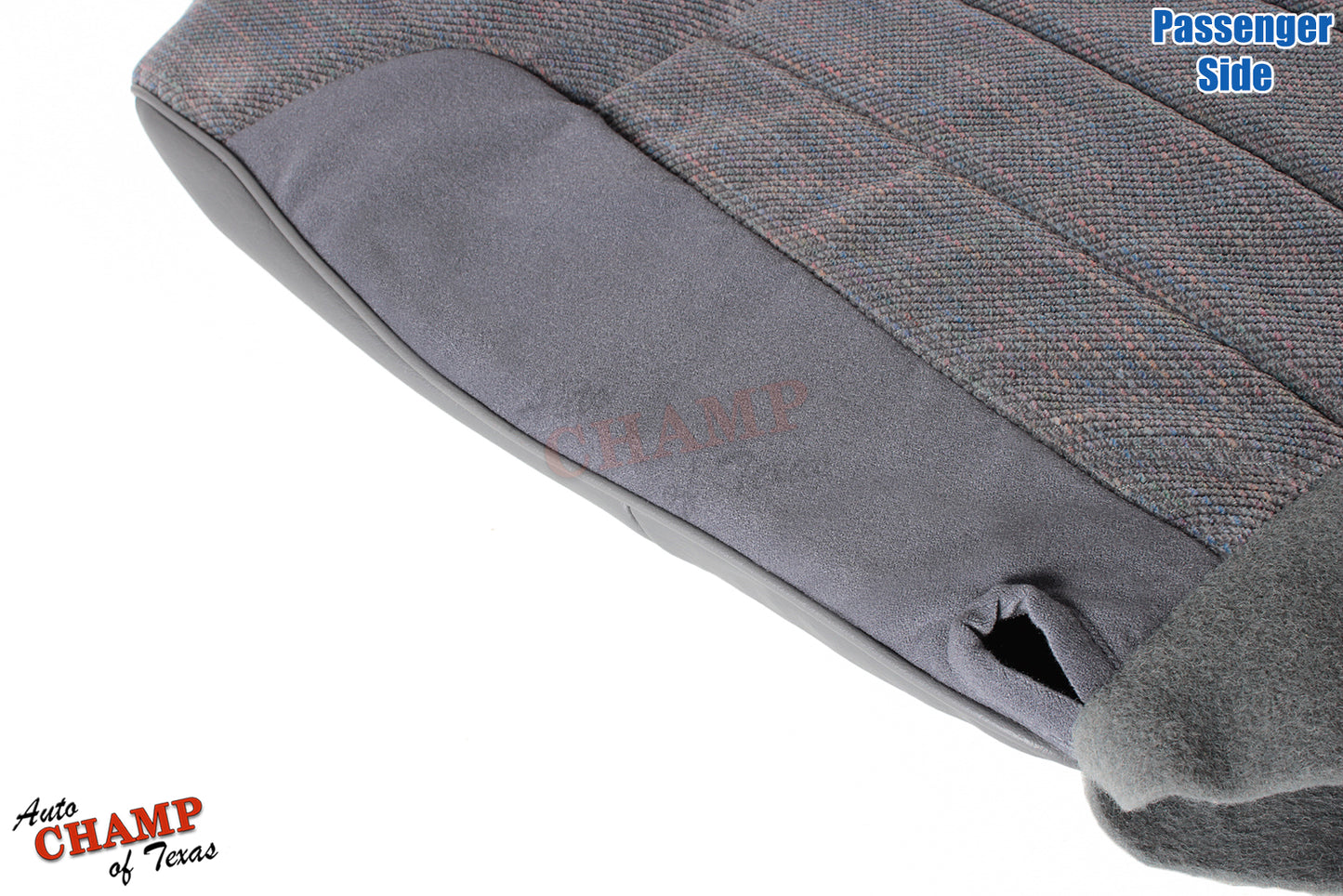 1994-1996 Dodge Ram 1500 SLT Laramie Passenger Side Bottom Cloth Seat Cover Gray