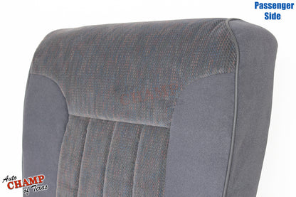 1994-1996 Dodge Ram 1500 SLT Laramie Passenger Side Bottom Cloth Seat Cover Gray