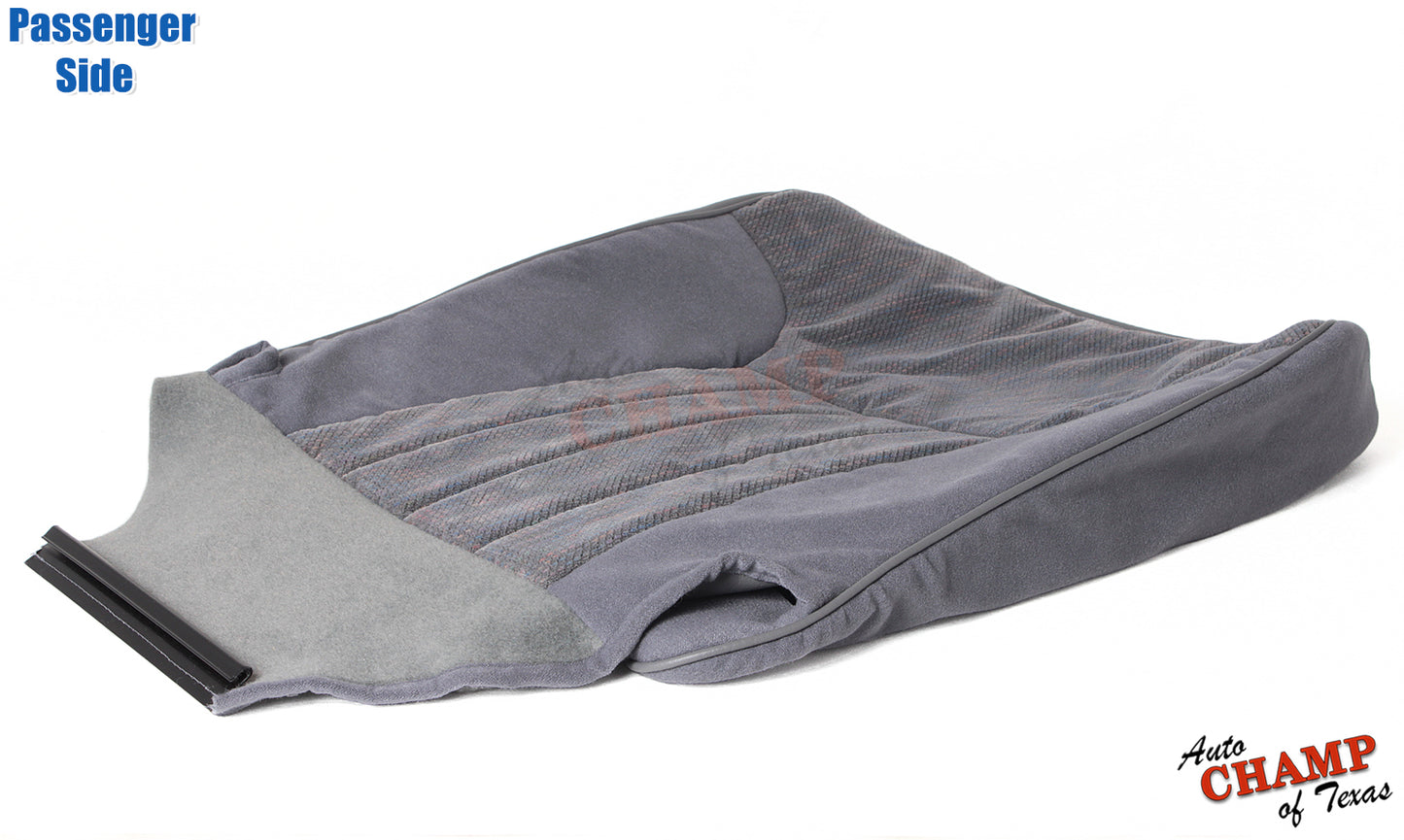 1994-1996 Dodge Ram 1500 SLT Laramie Passenger Side Bottom Cloth Seat Cover Gray
