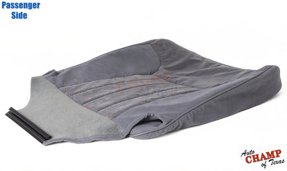 1994-1996 Dodge Ram 1500 SLT Laramie Passenger Side Bottom Cloth Seat Cover Gray