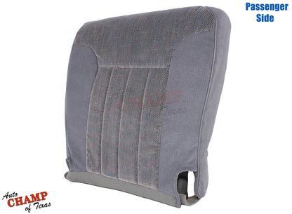 1994-1996 Dodge Ram 1500 SLT Laramie Passenger Side Bottom Cloth Seat Cover Gray