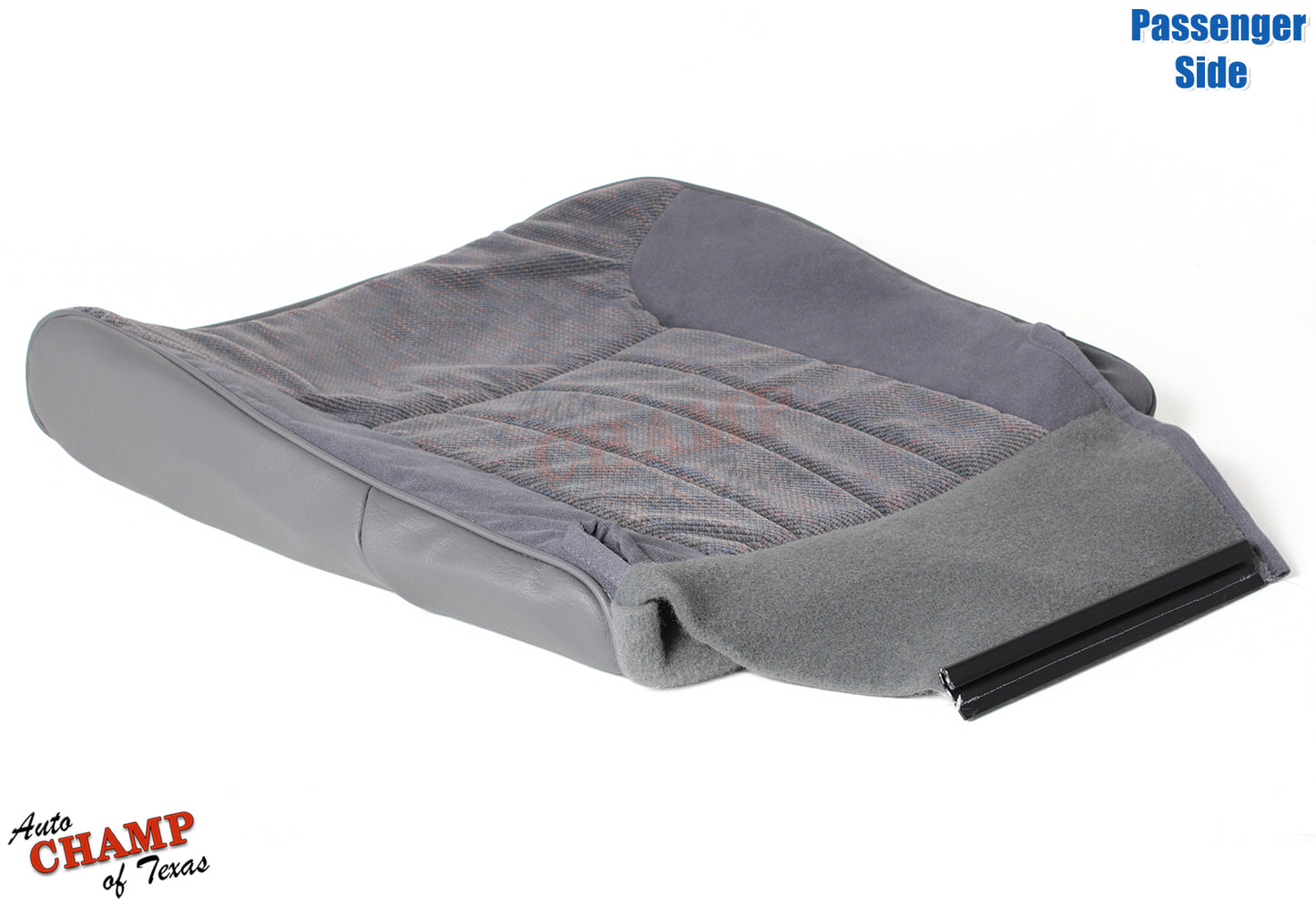 1994-1996 Dodge Ram 1500 SLT Laramie Passenger Side Bottom Cloth Seat Cover Gray