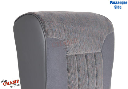 1994-1996 Dodge Ram 1500 SLT Laramie Passenger Side Bottom Cloth Seat Cover Gray