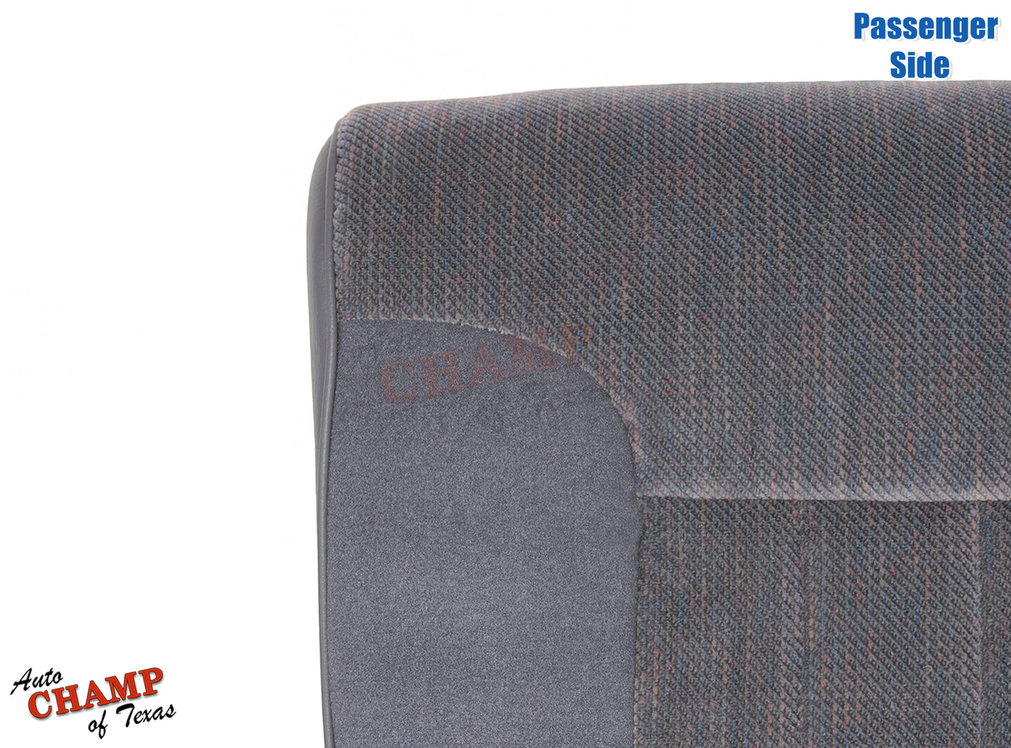 1994-1996 Dodge Ram 1500 SLT Laramie Passenger Side Bottom Cloth Seat Cover Gray
