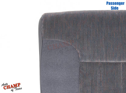 1994-1996 Dodge Ram 1500 SLT Laramie Passenger Side Bottom Cloth Seat Cover Gray