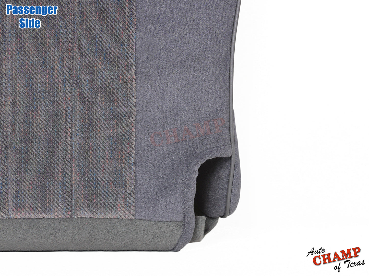 1994-1996 Dodge Ram 1500 SLT Laramie Passenger Side Bottom Cloth Seat Cover Gray