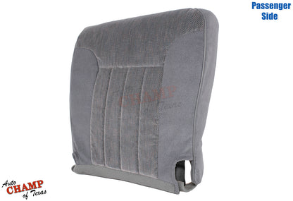 passenger seat cover bottom gray 1994 1996 dodge ram 1500 slt cloth