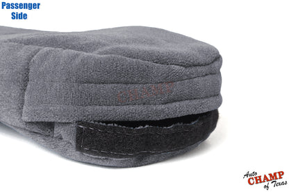 ford f550 passenger bench seat gray armrest cloth cover