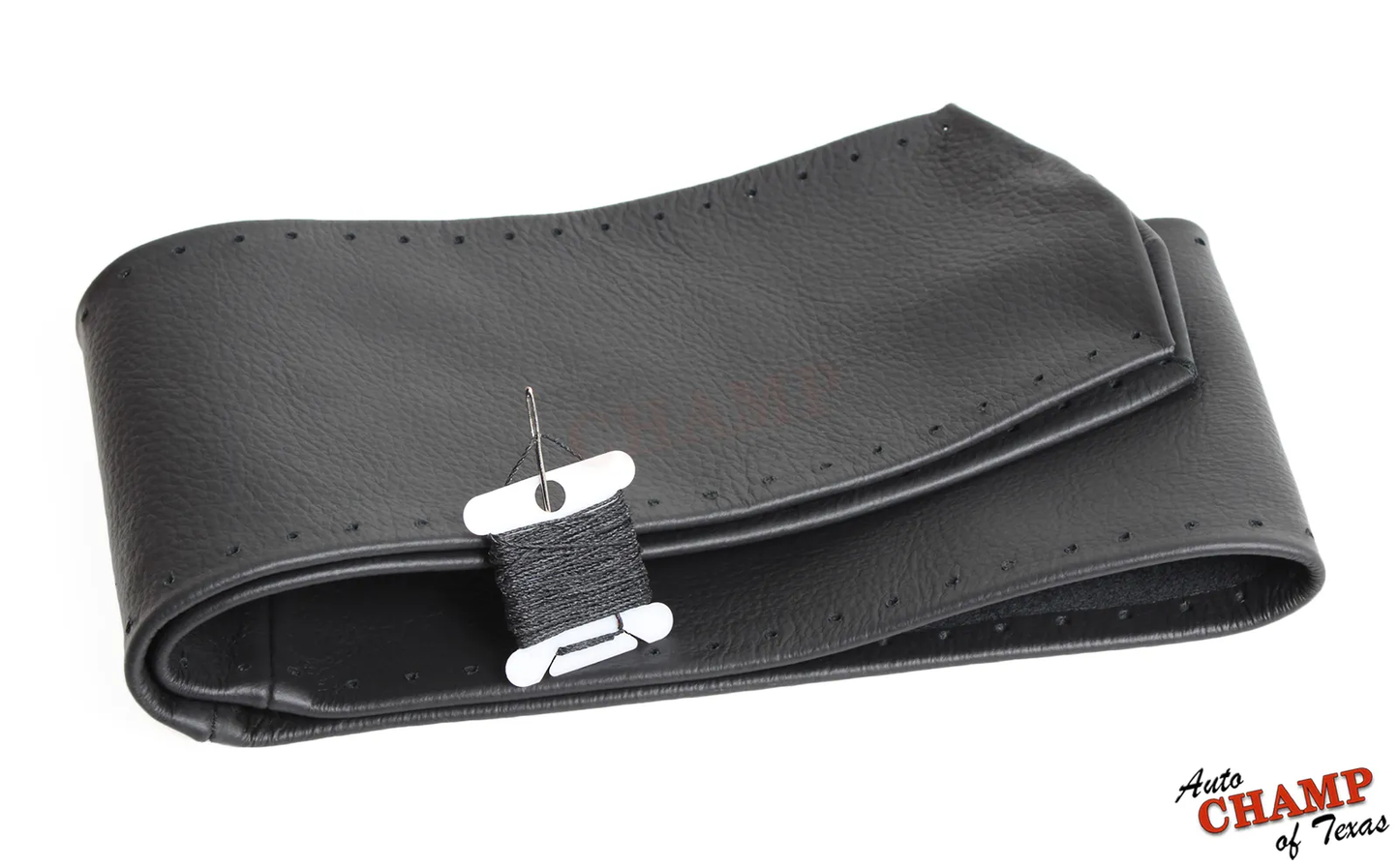 2013-2017 Dodge Ram 1500 2500 Leather Wrap Steering Wheel Cover Black