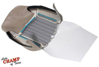 rear panel lean back seat cover tan firebird trans am