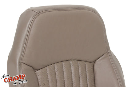 medium tan leather stitching trans am seat cover