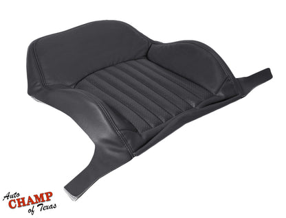 passenger side black seat cover trans am leather 2000 2002