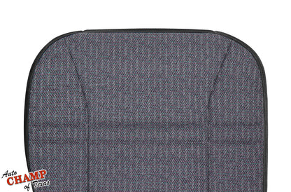 Top view of 1999-2001 Jeep Cherokee Sport SE seat cover in dark gray.