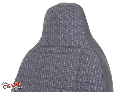 driver seat cloth lean back mist gray 1997 1998 jeep cherokee sport se