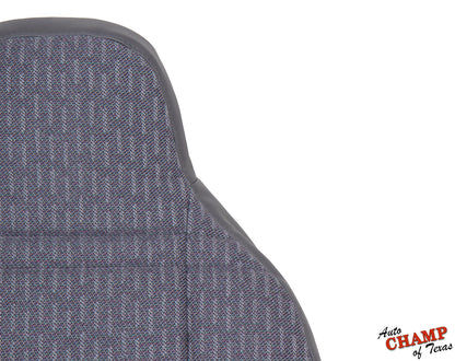lean back seat cloth cover mist gray jeep cherokee 1997 1998 sport se driver