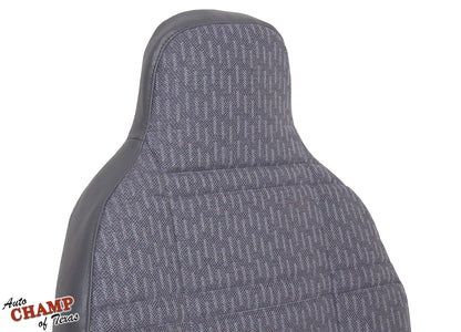 1997 1998 cherokee se driver lean back mist gray cloth seat cover