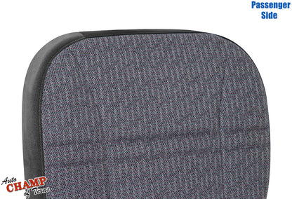 1999 2001 jeep cherokee passenger seat cover close up gray fabric