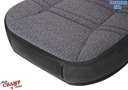 1999 2001 jeep cherokee passenger bottom seat cover gray