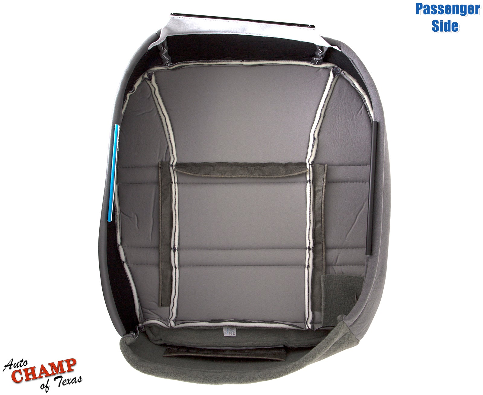 1997-1998 Jeep Cherokee Sport SE passenger seat cover mist gray bottom view