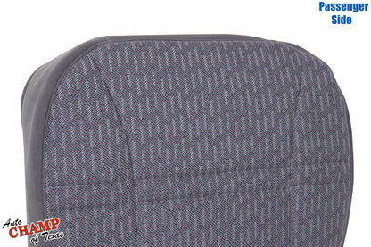 1997-1998 Jeep Cherokee Sport SE passenger seat cover mist gray close-up with premium fabric