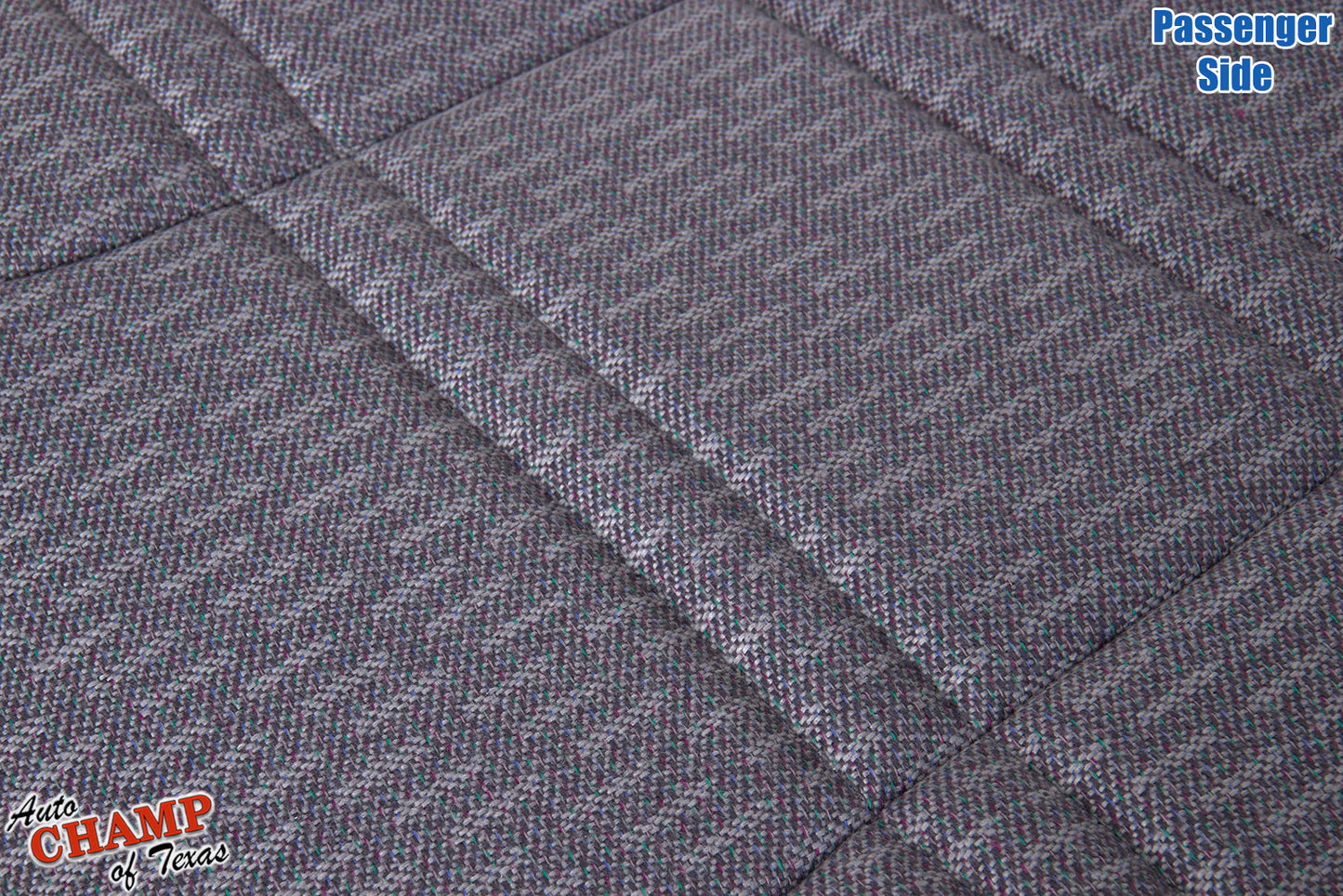 1997-1998 Jeep Cherokee Sport SE passenger seat cover mist gray close-up fabric texture