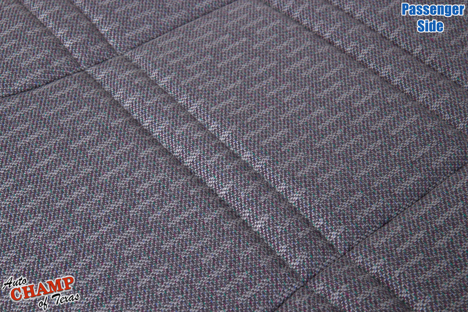 1997-1998 Jeep Cherokee Sport SE passenger seat cover mist gray close-up fabric texture